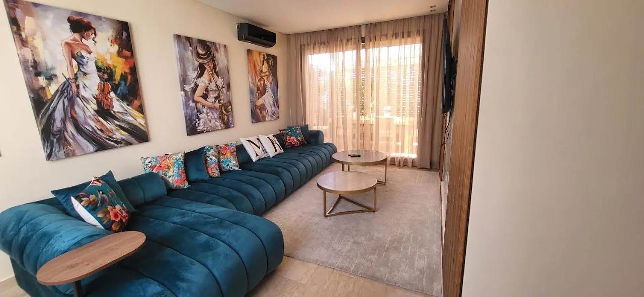Sky View Casa- 2 Bed Rooms Au Coeur Du Maarif Casablanca Morocco
