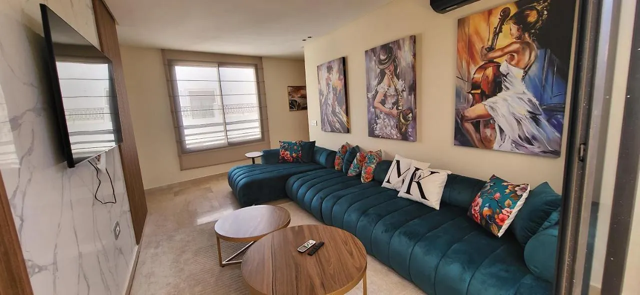 Apartment Sky View Casa- 2 Bed Rooms Au Coeur Du Maarif Casablanca